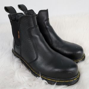 Dr. Martens Doc Martens steel toe Chelsea boots, women's size 8, Men's 7, black